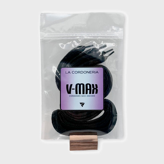 CORDONES LA CORDONERIA V-MAX NEGRO - Cross the line