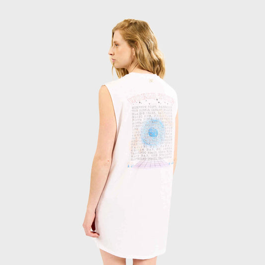 VESTIDO BILLABONG WORLD TRIP WHITE