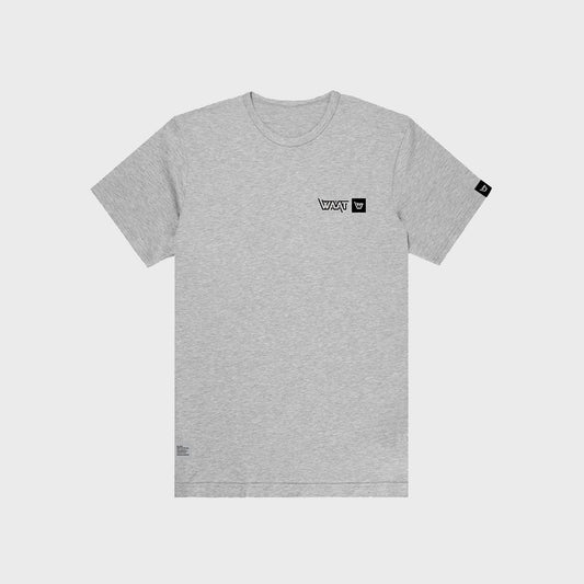 REMERA WAAT SILVER BULLET GREY LIGHT BLUE GROMS