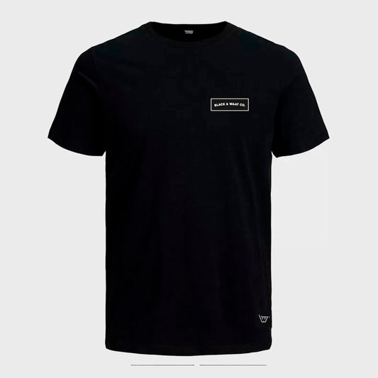 REMERA WAAT BLACK & WAAT WHISKEY