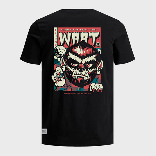 REMERA WAAT BLACK & WAAT SILVER BULLET