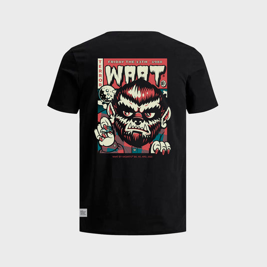 REMERA WAAT BLACK & WAAT SILVER BULLET KIDS