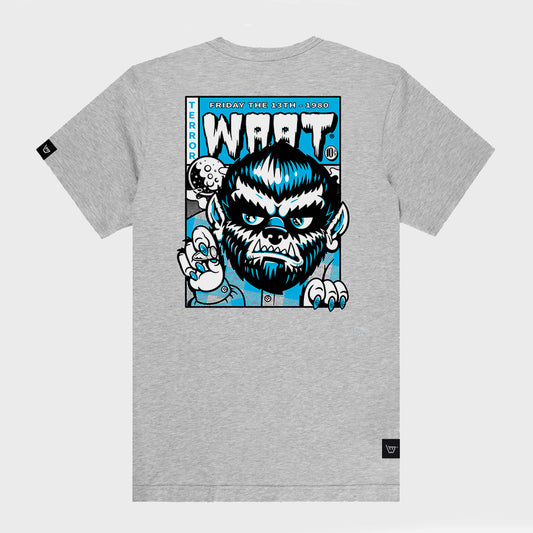 REMERA WAAT REGULAR SILVER BULLET GREY LIGHT BLUE