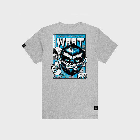 REMERA WAAT SILVER BULLET GREY LIGHT BLUE KIDS