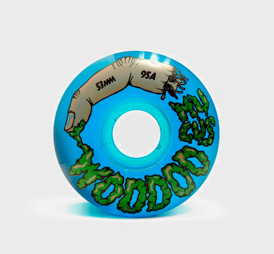 RUEDAS SKATE WOODOO MUCUS NEON BLUE 53MM