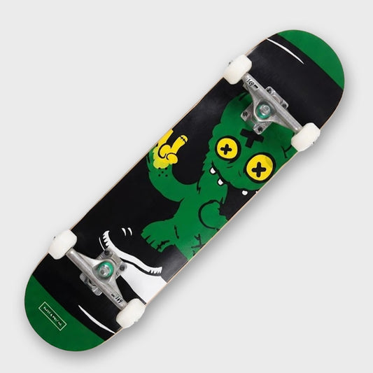 SKATE COMPLETO WAAT BLACK & WAAT GREEN 8.25