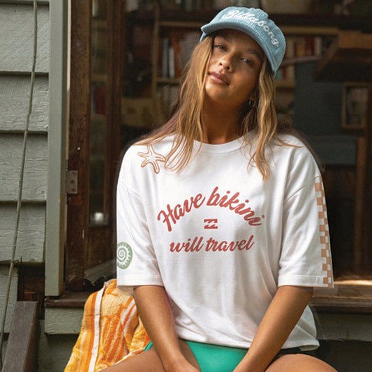 Remera Billabong Will Travel Boxy Tee Blanco