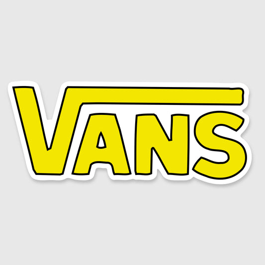 CALCO VANS YELLOW XXL VINILO PREMIUM MATE