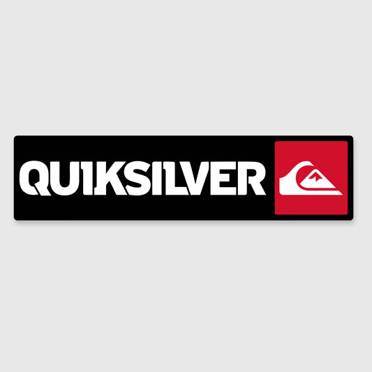 CALCO QUIKSILVER BLACK RED XXL VINILO PREMIUM MATE