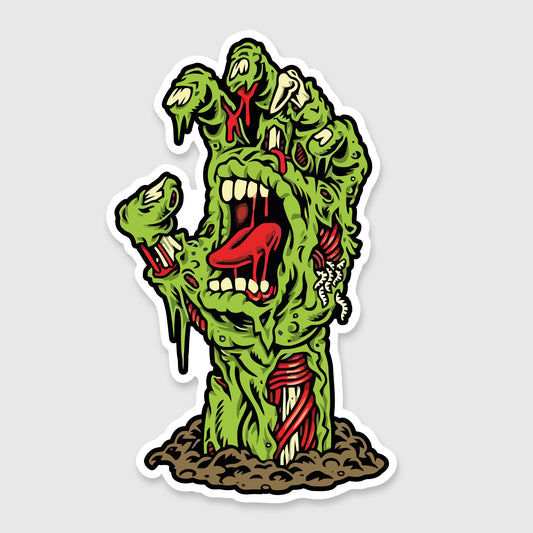 CALCO SANTA CRUZ ZOMBIE HAND XXL VINILO PREMIUM MATE