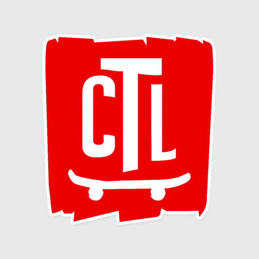 CALCO CTL LOGO RED XXL VINILO PREMIUM MATE