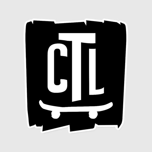 CALCO CTL LOGO BLACK XXL VINILO PREMIUM MATE