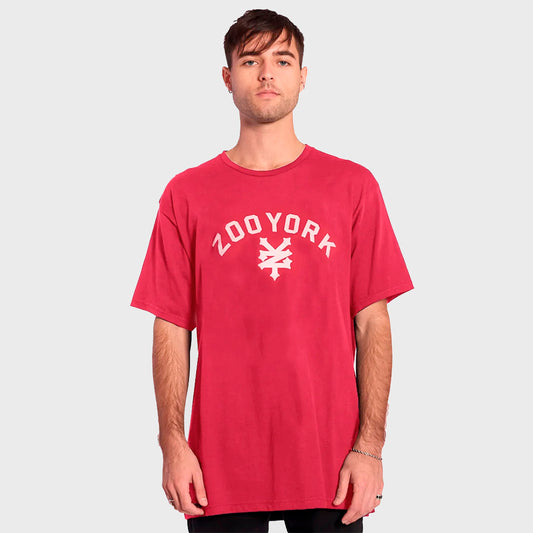 REMERA ZOO YORK RELAX LOGO MARK RED - Cross the line
