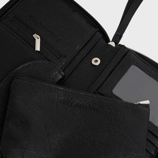 Billetera Billabong Tropical Rhapsody Travel Negro