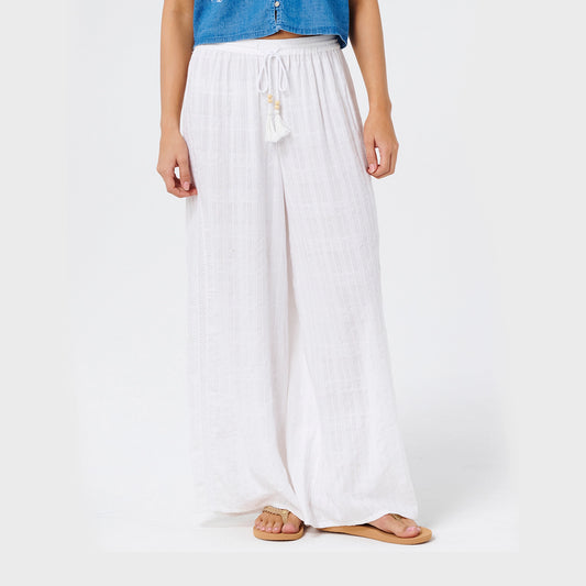 Pantalon Lino Rip Curl Ef Cata Blanco