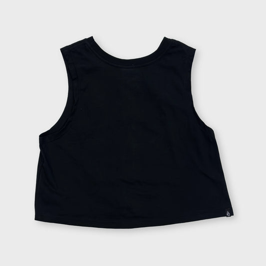 MUSCULOSA VOLCOM CROP HOUR SOLID BLACK