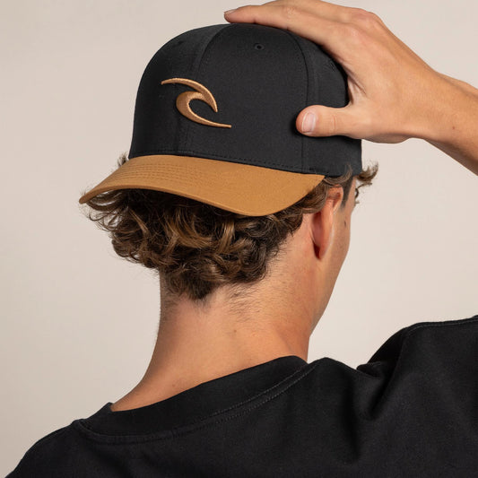 Gorra Rip Curl Tepan Flexfit Negro Marrón Unisex