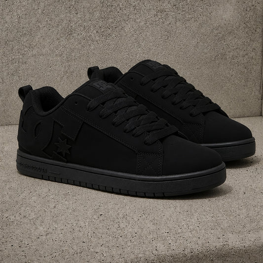 DC Zapatillas Court Graffik Hombre Full Negro Urbano/Skate