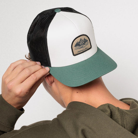 Gorra Rip Curl Trk Custom Curve Blanco Verde Unisex
