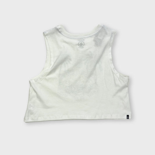MUSCULOSA VOLCOM CROP HOUR SOLID WHITE