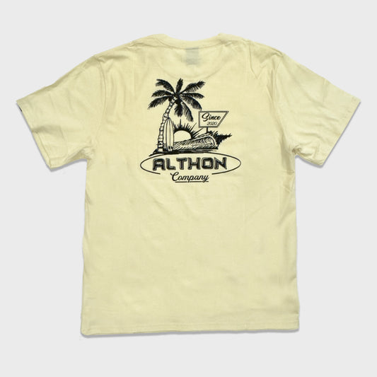 REMERA ALTHON SURF DAY CLASSIC TEE YELLOW BTR