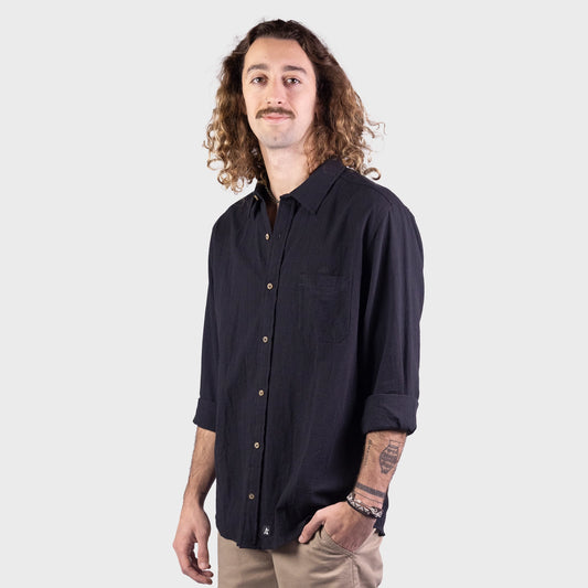 CAMISA ALTHON ML BRISK BLACK LS