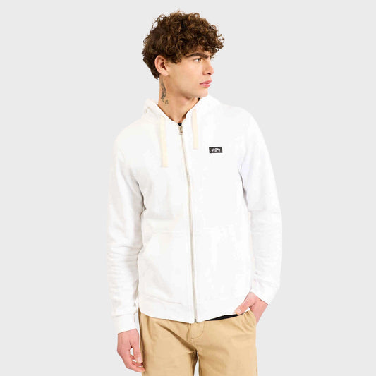 Campera Billabong Journey Light Zip Hood Blanco