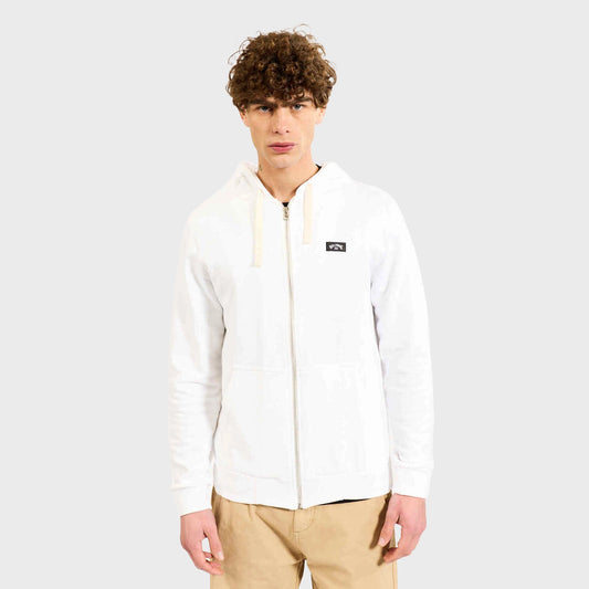 Campera Billabong Journey Light Zip Hood Blanco