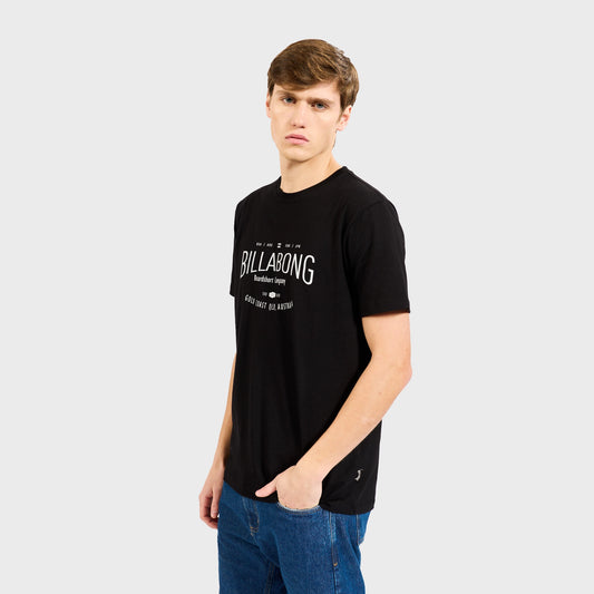 Remera Billabong Rocky Tee Negro Hombre