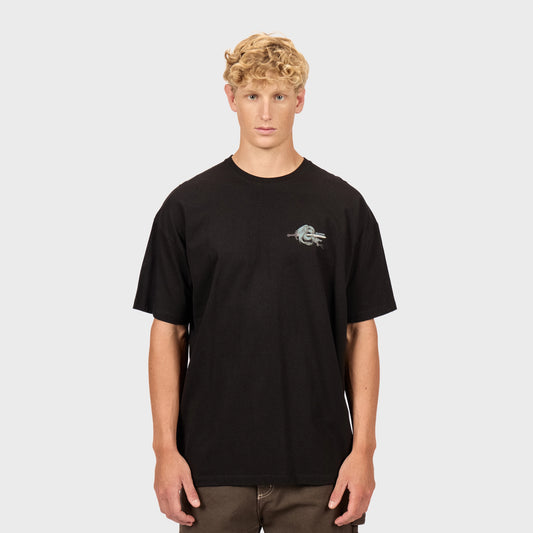 Remera Billabong Enter Over Tee Negro Hombre