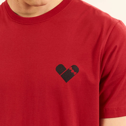 Remera Element One Love Tee Rojo Hombre