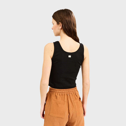 Musculosa Billabong new beginnings tank negro para mujer