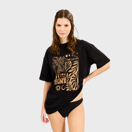 REMERA BILLABONG SUMMER NIGHTS OVER TEE BLACK