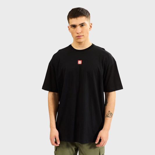 Remera Element Made To Endure Over Tee Negro Hombre