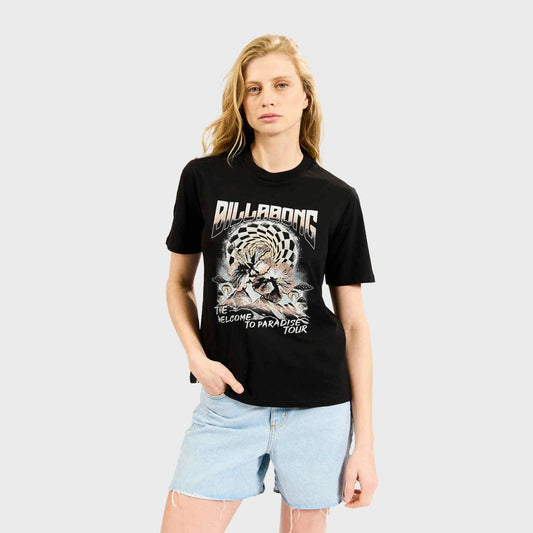 REMERA BILLABONG PARADISE TOUR TEE BLACK