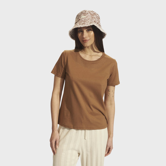Remera Billabong Sun Day Tee Marron Mujer