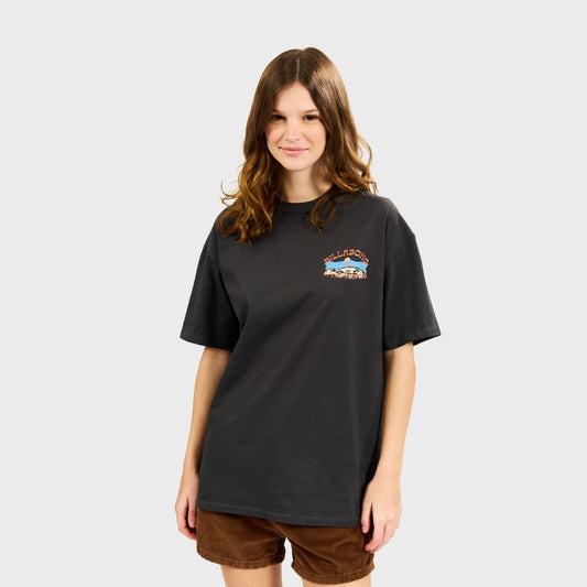 Remera Billabong Dream Vacation Over Tee Negro Mujer