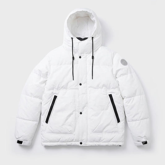 Campera CTL shelter puffer blanco para hombre