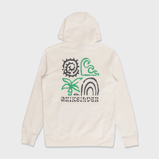 Buzo Quiksilver Screen Beige Hombre