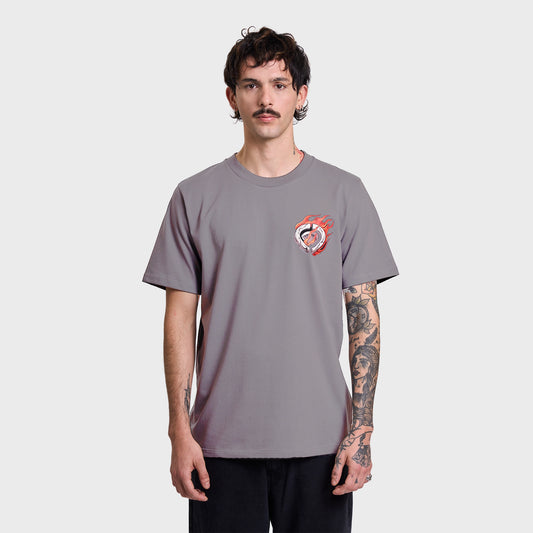 REMERA CIRCA BURN INSIDE REGULAR GREY