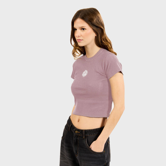 Remera Billabong Bring The Sun Baby rosa mujer