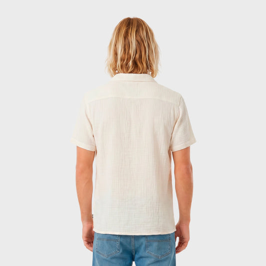 Camisa Lino Rip Curl Reg Premium Surf Blanco