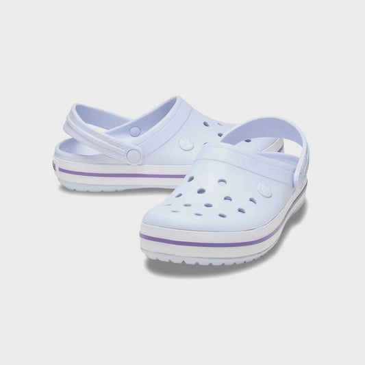 Zuecos Crocs Crocband Dreamscape celeste/lila Mujer
