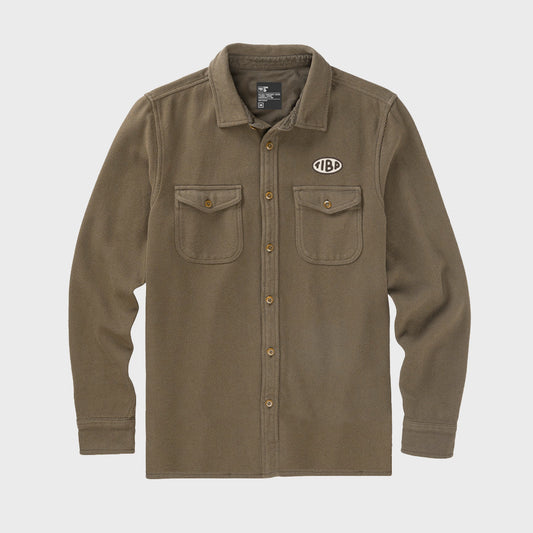 CAMISACO TIBP PAÑO GREENWICH BROWN