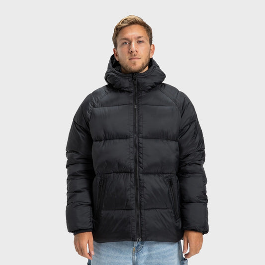 Campera DC Cantera Negra Puffer Inverno Hombre