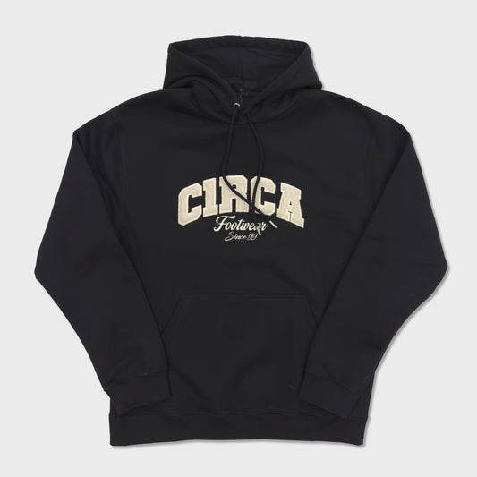 BUZO CIRCA COLLEGE REGULAR HOODIE BLACK