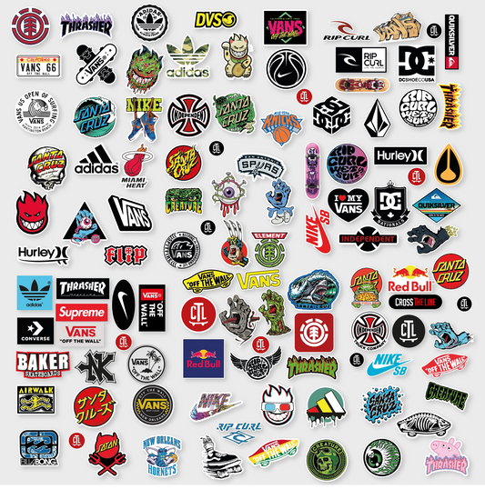 KIT DE CALCOS XL PACK X 100 u VINILO MATE