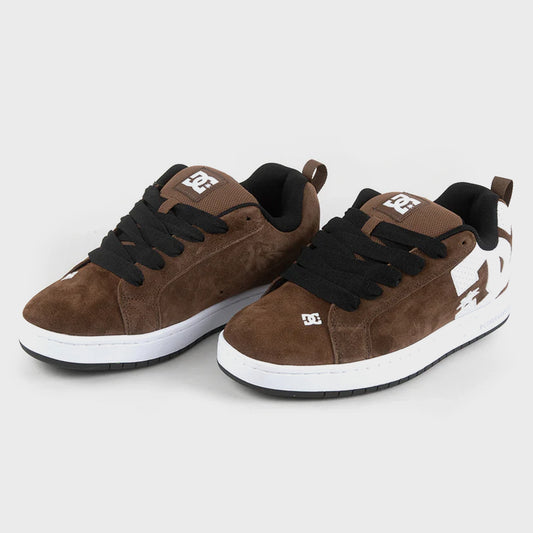DC Zapatillas Court Graffik Hombre Blanco/Marron Urbano/Skate