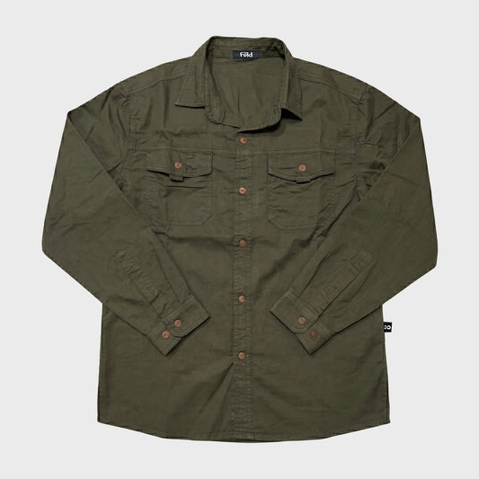 Camisa Selvatica Fold Verde Q7 Hombre