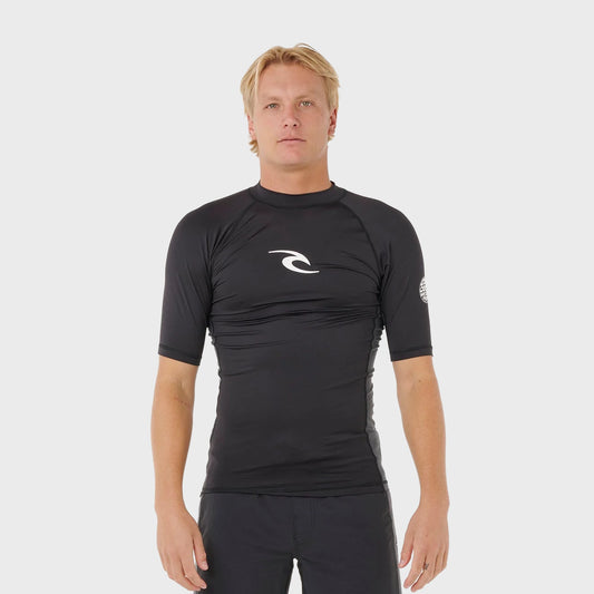 Remera Lycra Rip Curl Waves UV50 Negro